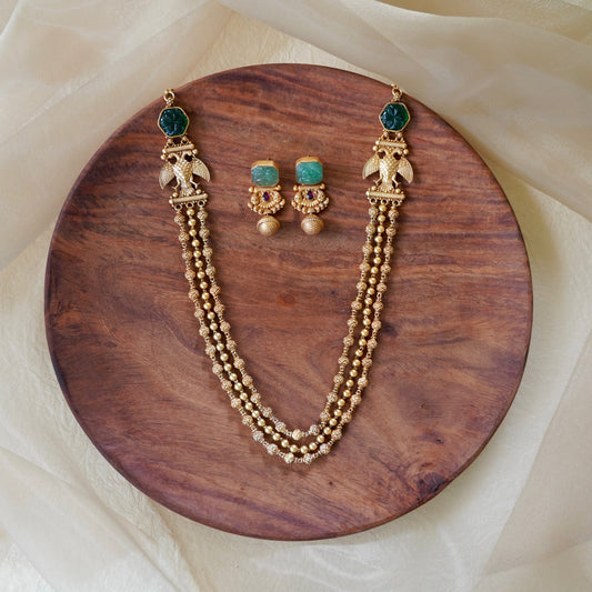 ORN013 Gold Plated 92.5 Silver Mysore Ganda-Berunda haar