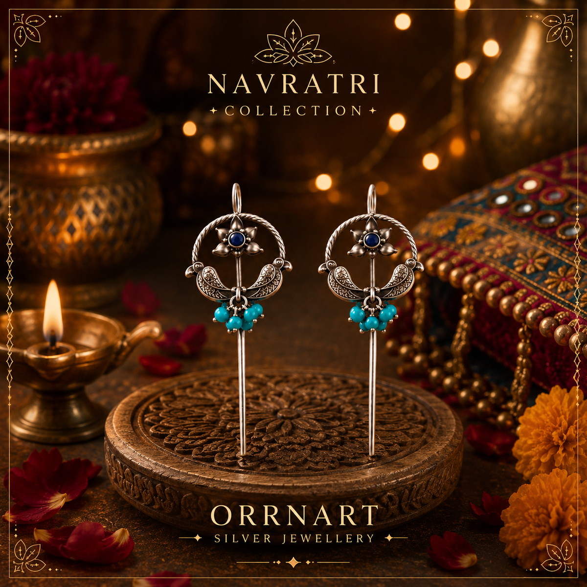 Chidiya needle Earrings