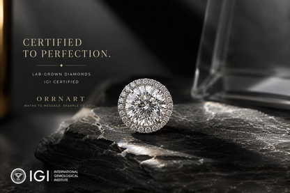 1.52 carat Lab Grown diamond pendant
