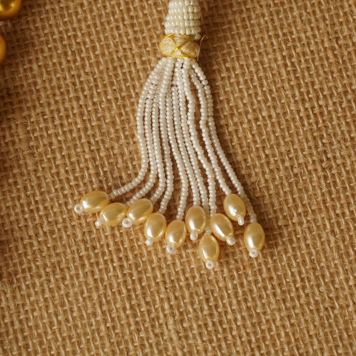 ORN045 92.5 Silver Gold Plated Balls with Green Stone Center Necklace