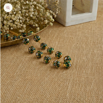Red and White Gundu Mala