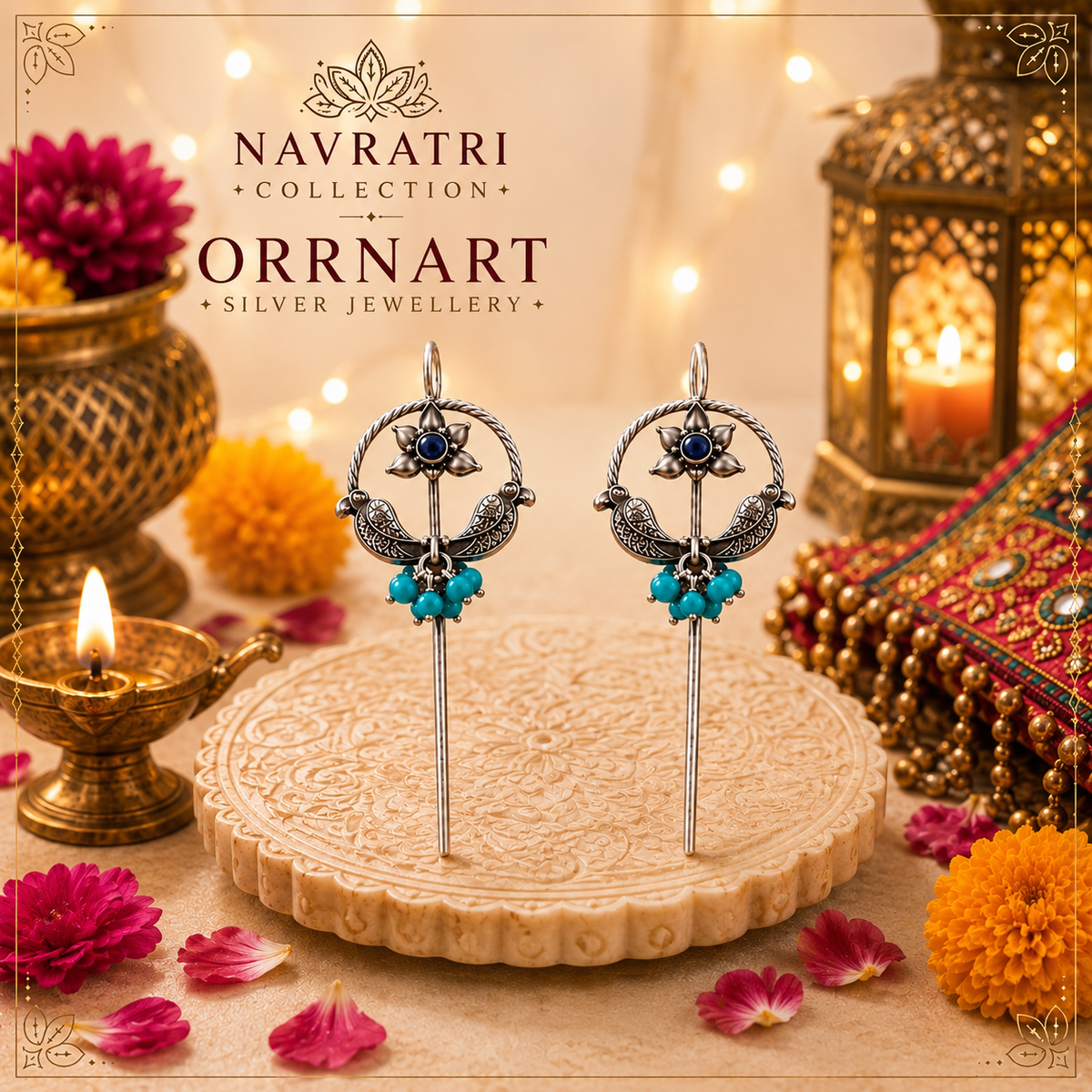 Chidiya needle Earrings