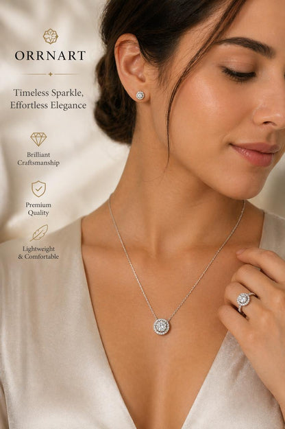Anti Tarnish solitairite ring